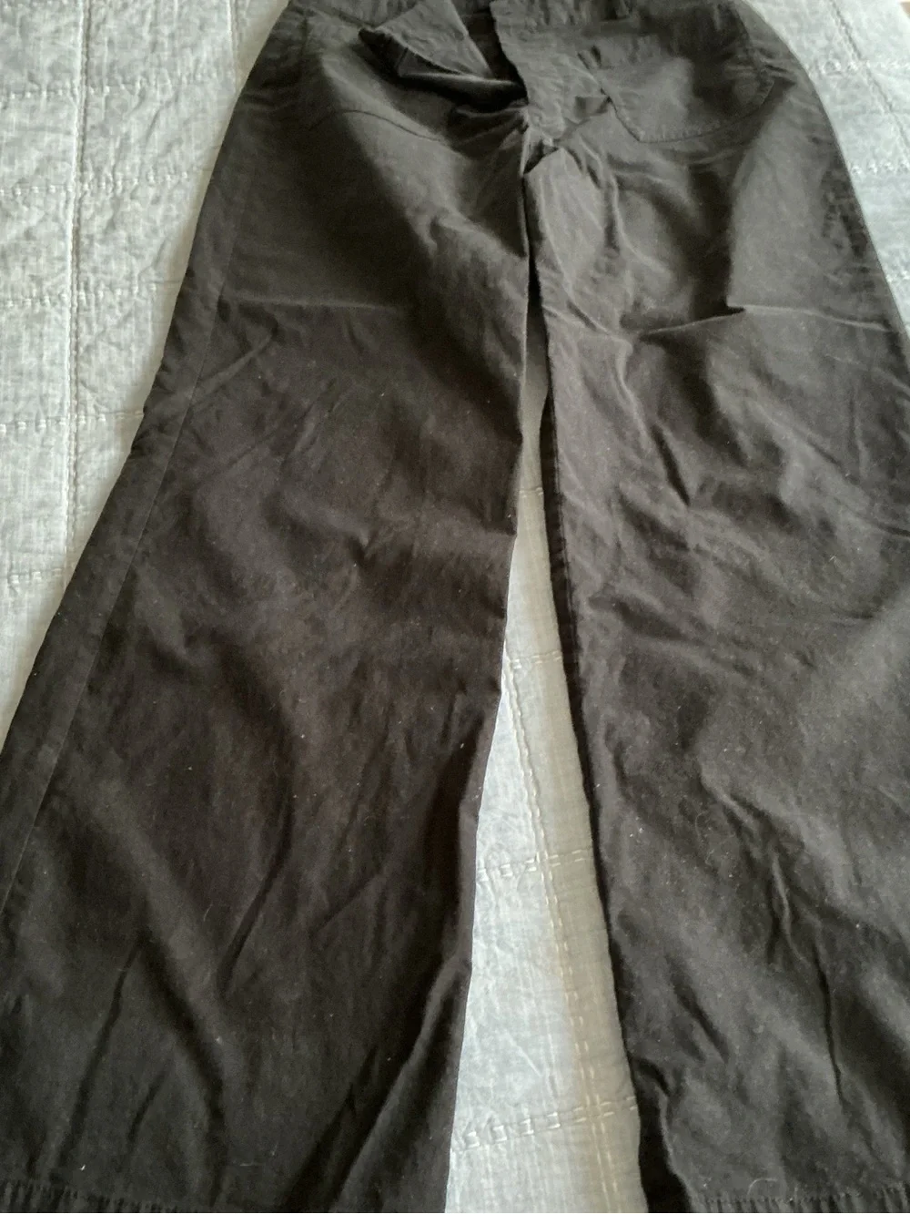 J. Crew Black Wide-Leg Women's Pants